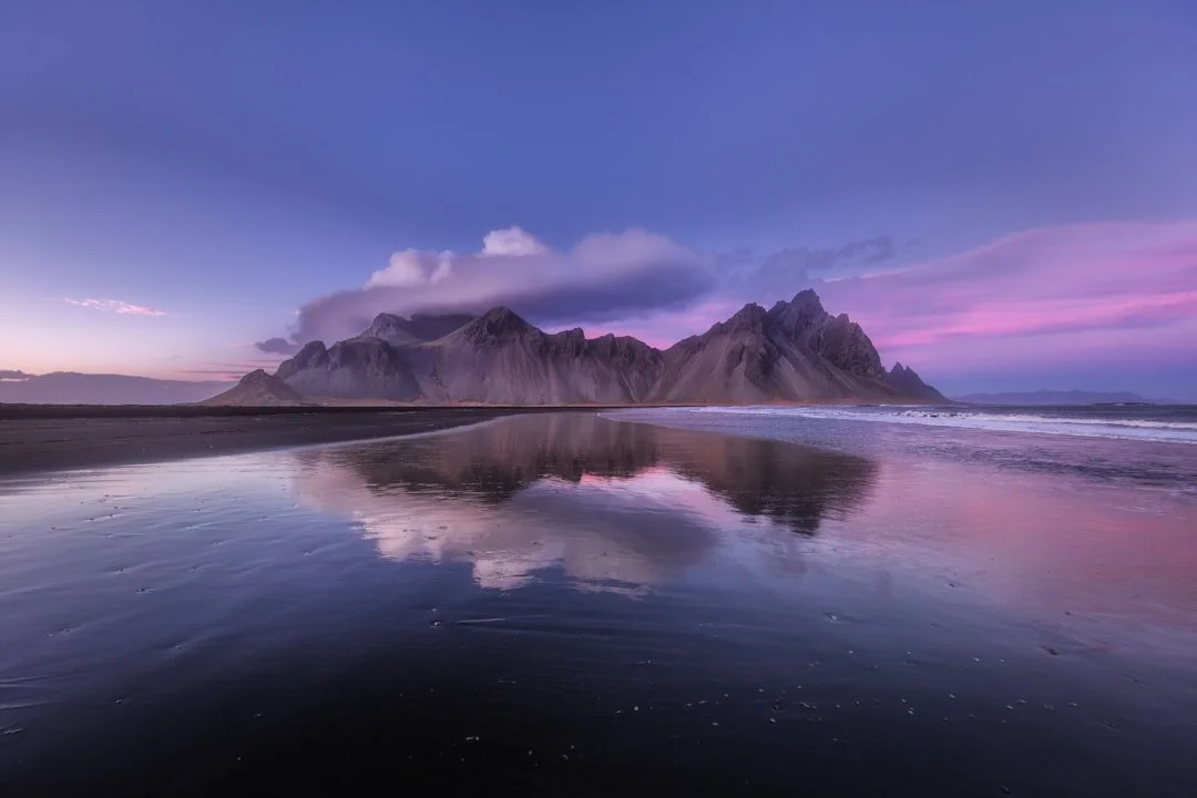 Iceland's dramatic volcanic landscapes and waterfalls