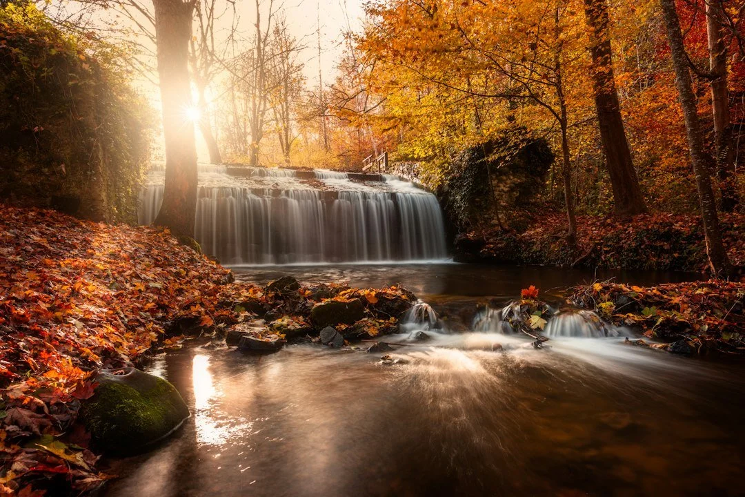 Placeholder for a Smoky Mountains landscape illuminated by golden autumn light