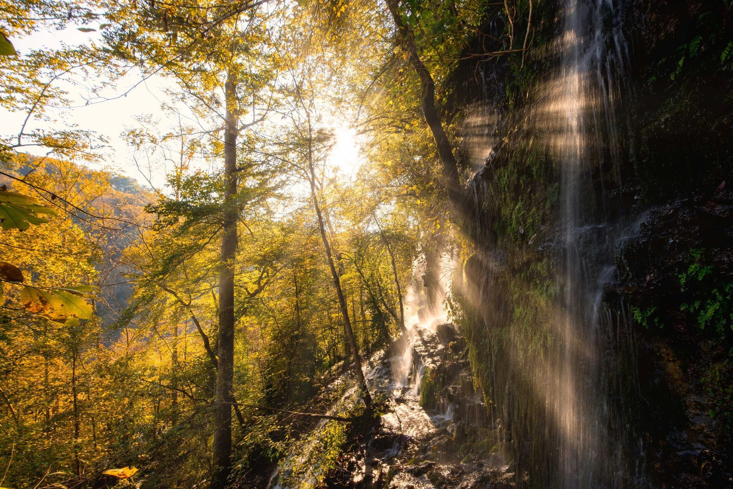 Placeholder for a scenic autumn photograph of Cades Cove