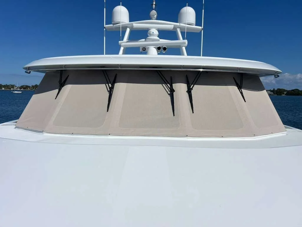 exterior vessel window covers on motor yacht South Florida exterior vessel window covers on motor yacht South Florida