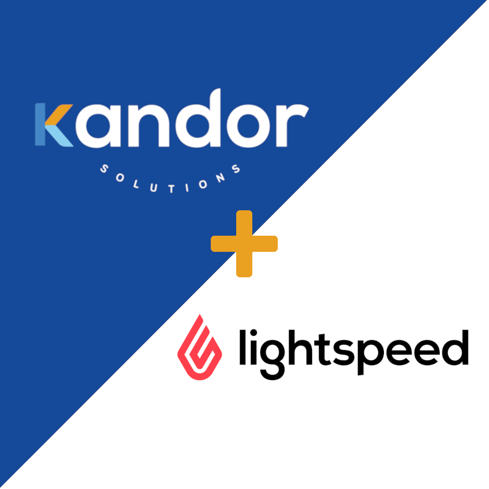 A graphic combinging both Lightspeed and Kandor Solutions