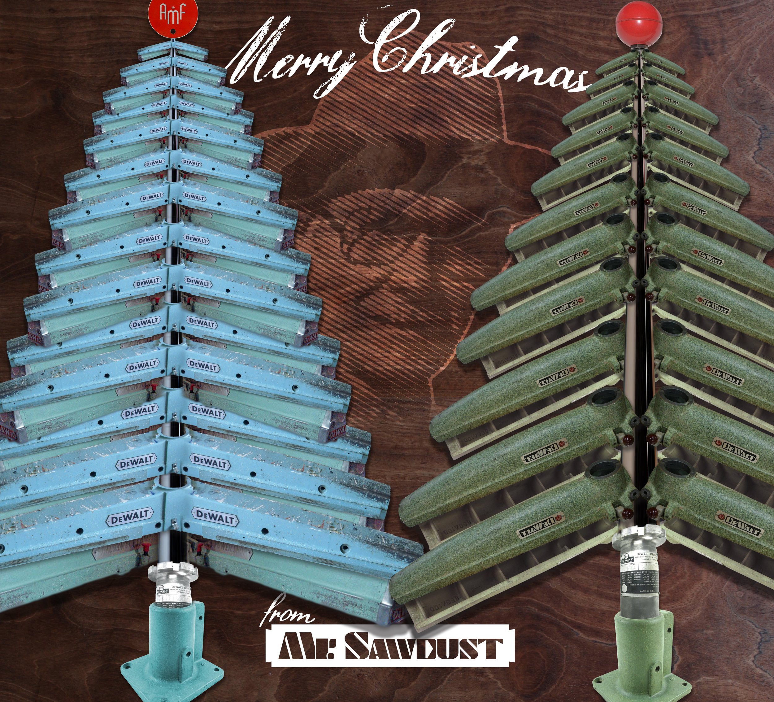 A few DeWalt Christmas trees for everyone [woodbutcher 13461.1]