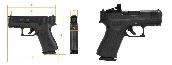 Glock 43X Pistol