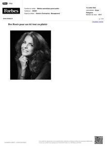 Forbes — Chêne Bleu press coverage