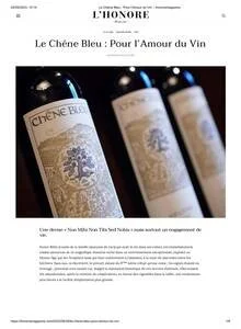 L'Honoré Magazine — Chêne Bleu press coverage