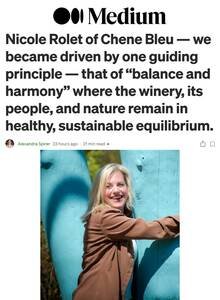 Medium — Chêne Bleu press coverage