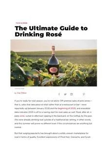 Men's Journal — Chêne Bleu rosé wine coverage