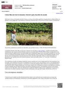Le Figaro — Chêne Bleu press coverage