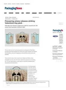 Packaging News — Chêne Bleu press coverage