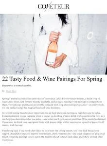 Food & Wine — Chêne Bleu press coverage