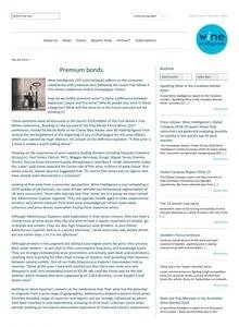 Wine Intelligence — Chêne Bleu press coverage