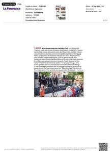 La Provence — Chêne Bleu press coverage