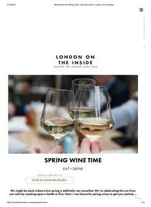 London on the Inside — Chêne Bleu rosé wine coverage