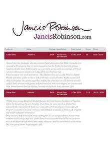 Jancis Robinson June 2015