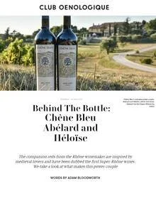 Club Oenologique — Chêne Bleu press coverage