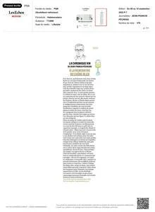 Les Échos Week-End — Chêne Bleu press coverage
