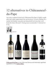 Decanter — Chêne Bleu press coverage