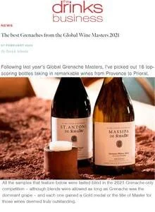 The Drinks Business — Chêne Bleu press coverage