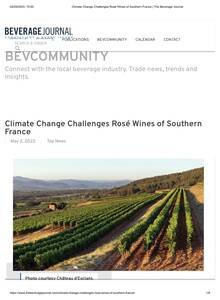 The Beverage Journal — Chêne Bleu rosé wine coverage