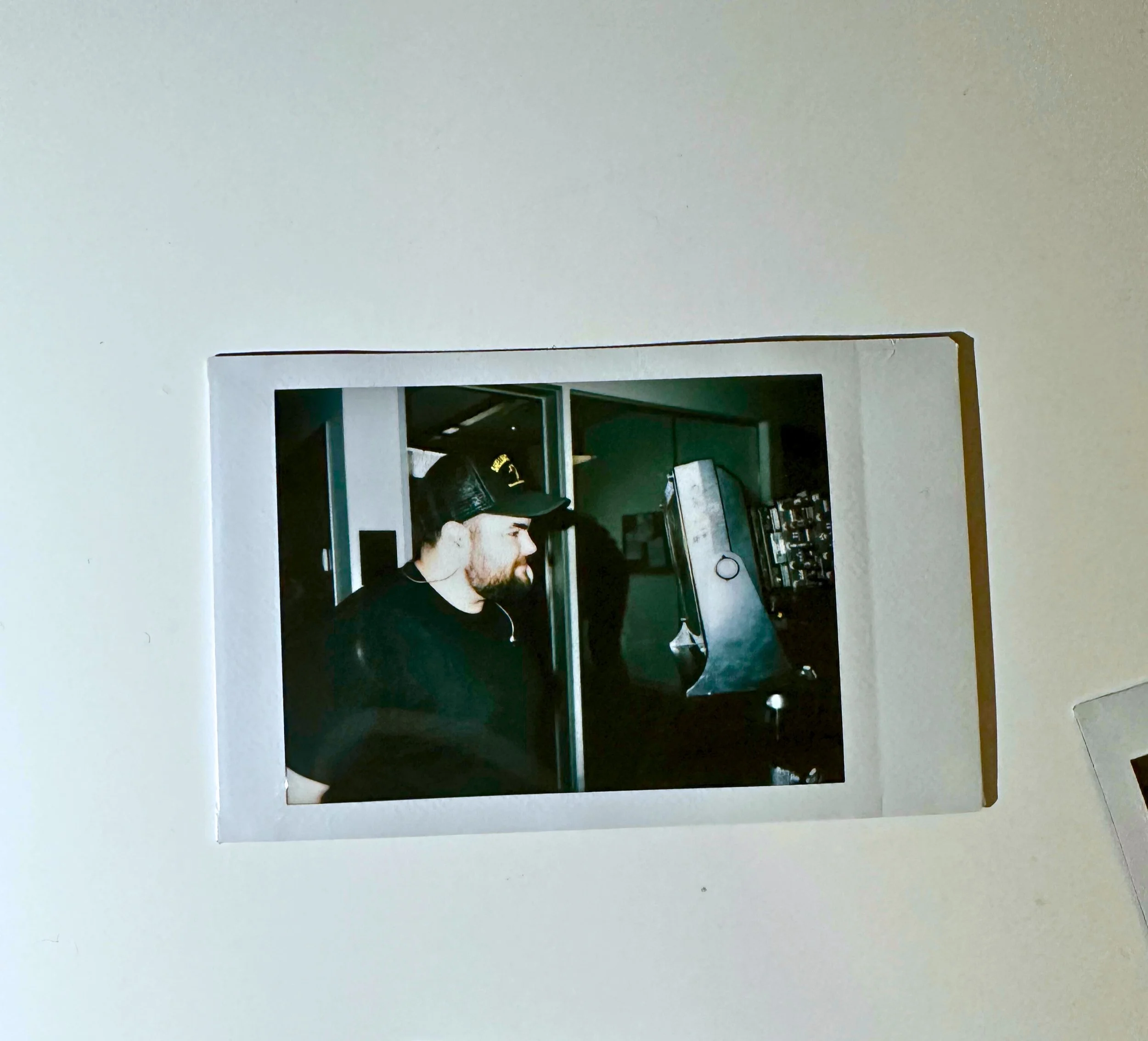 Josh Sims — on set