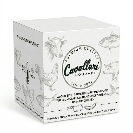 Cavallari Gourmet shipping box