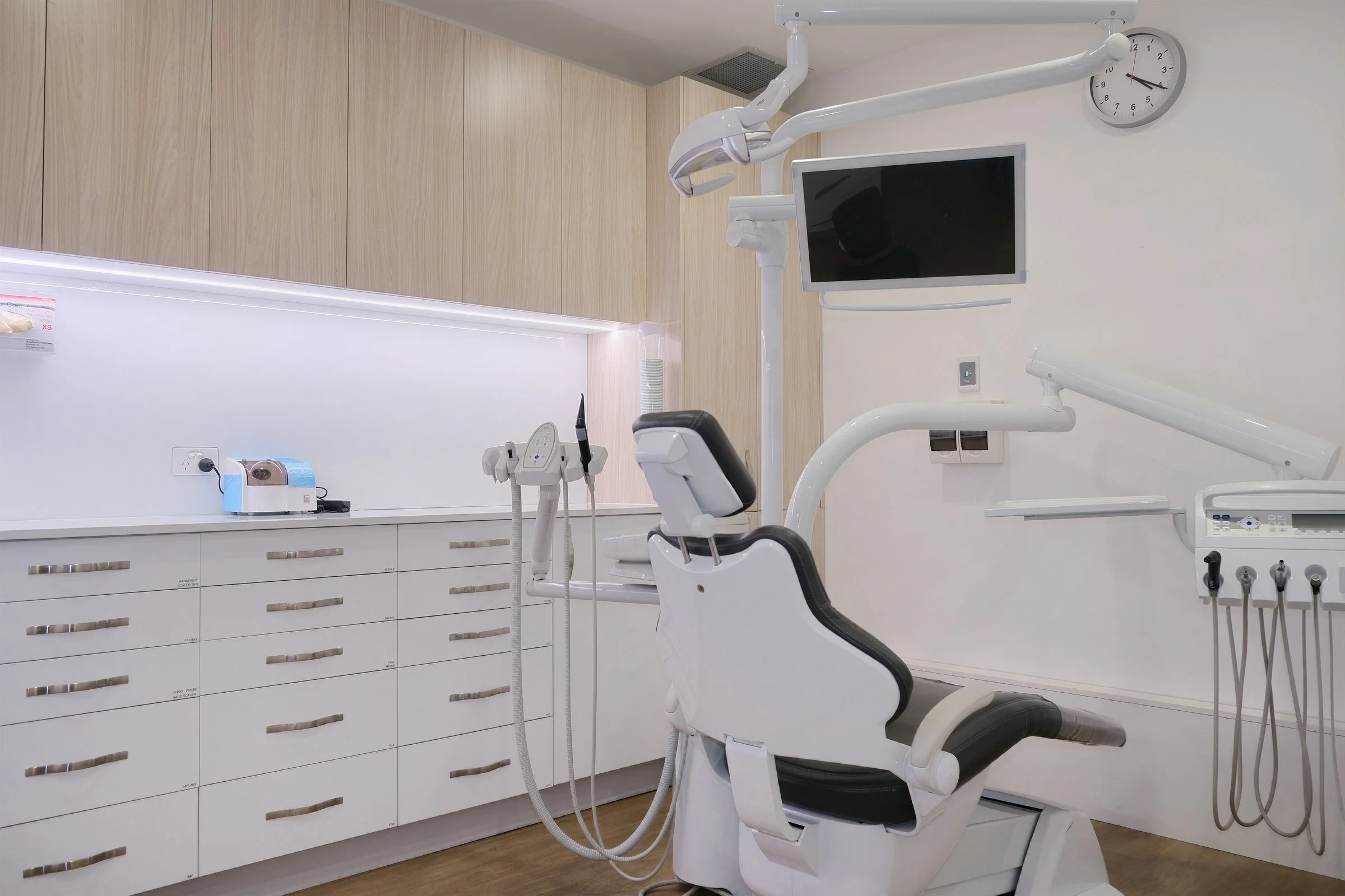 Dental treatment room at iCare Family Dental in Chatswood
