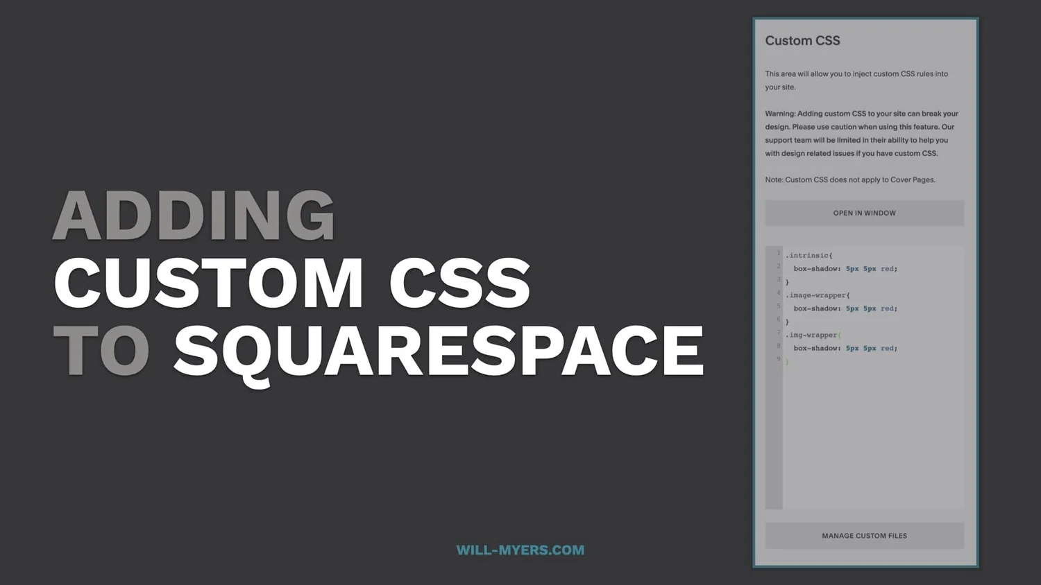 Add css