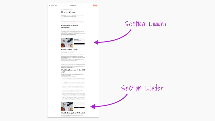 Section Loader Supreme