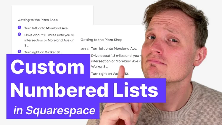 Thumbnail for Customizing Numbered List Tutorial