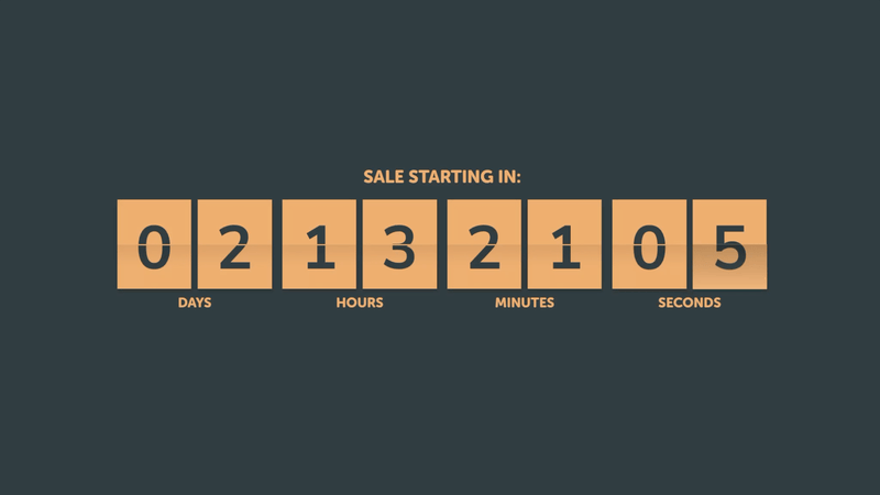 Countdown Timer plugin demo