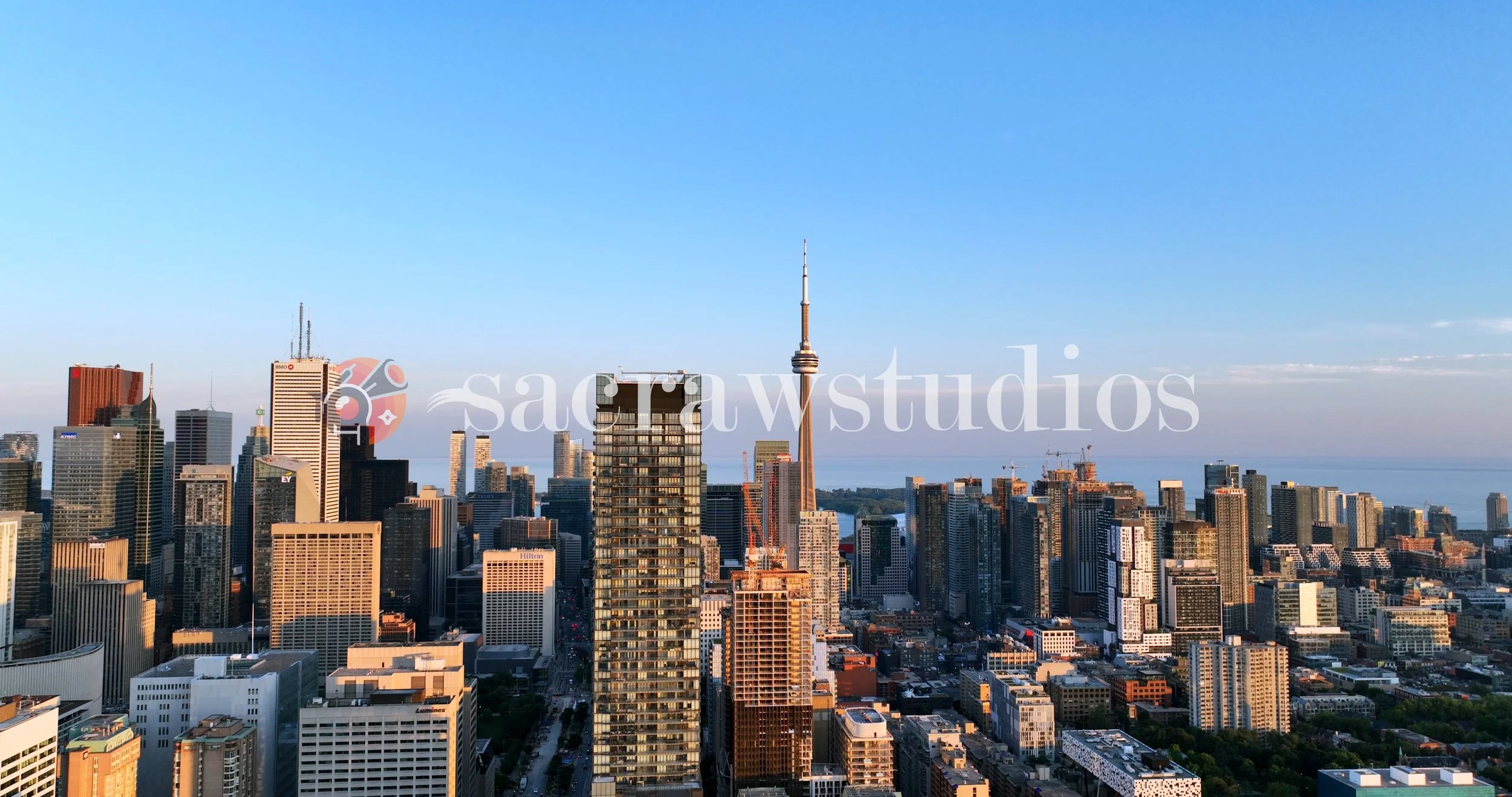 Toronto Waterfront Wide Aerial