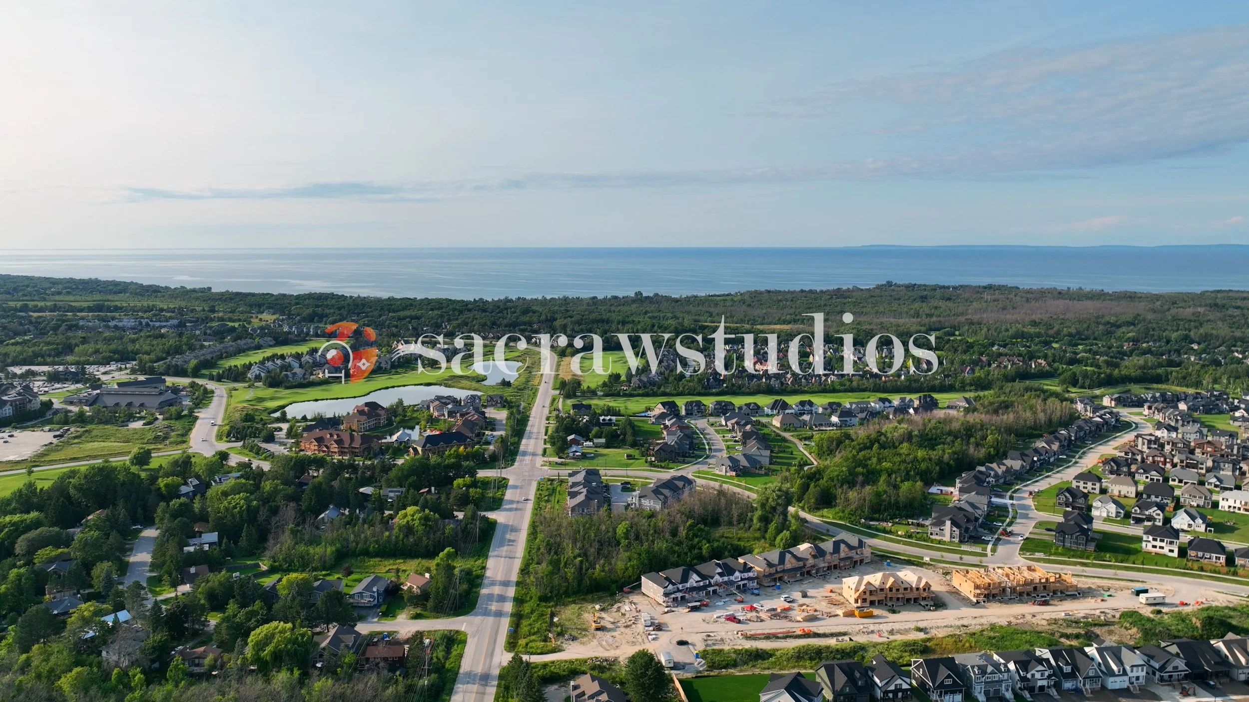 Collingwood Georgian Bay Aerial