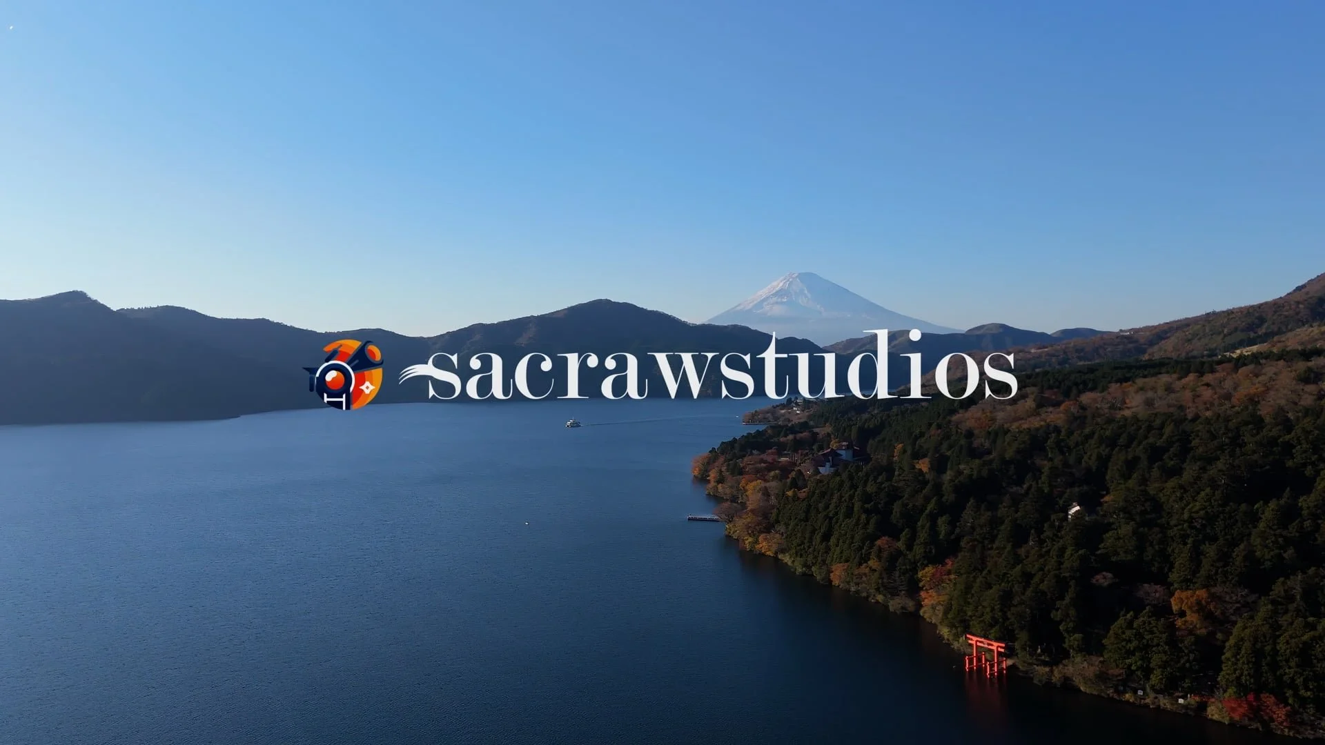 Mt. Fuji Lake Ashi Aerial
