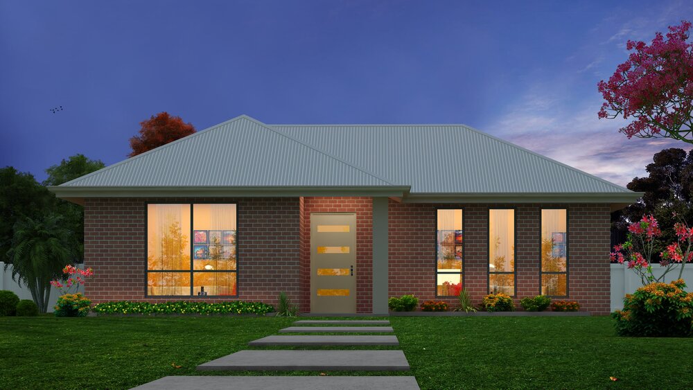 Belmont 2 Bedroom Home Illustration