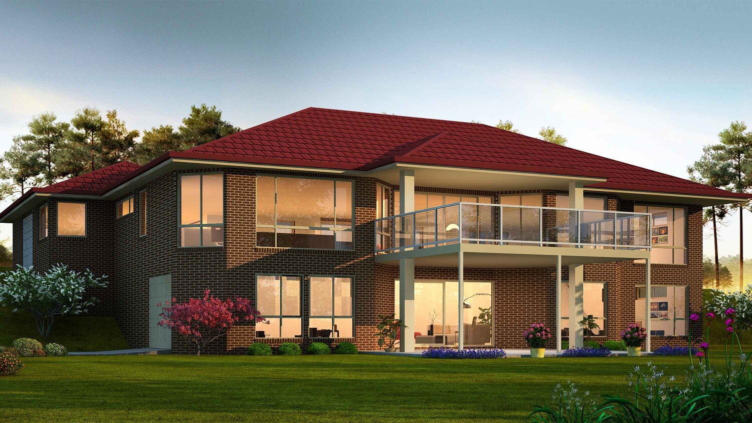 Cypress 4 Bedroom Home Illustration