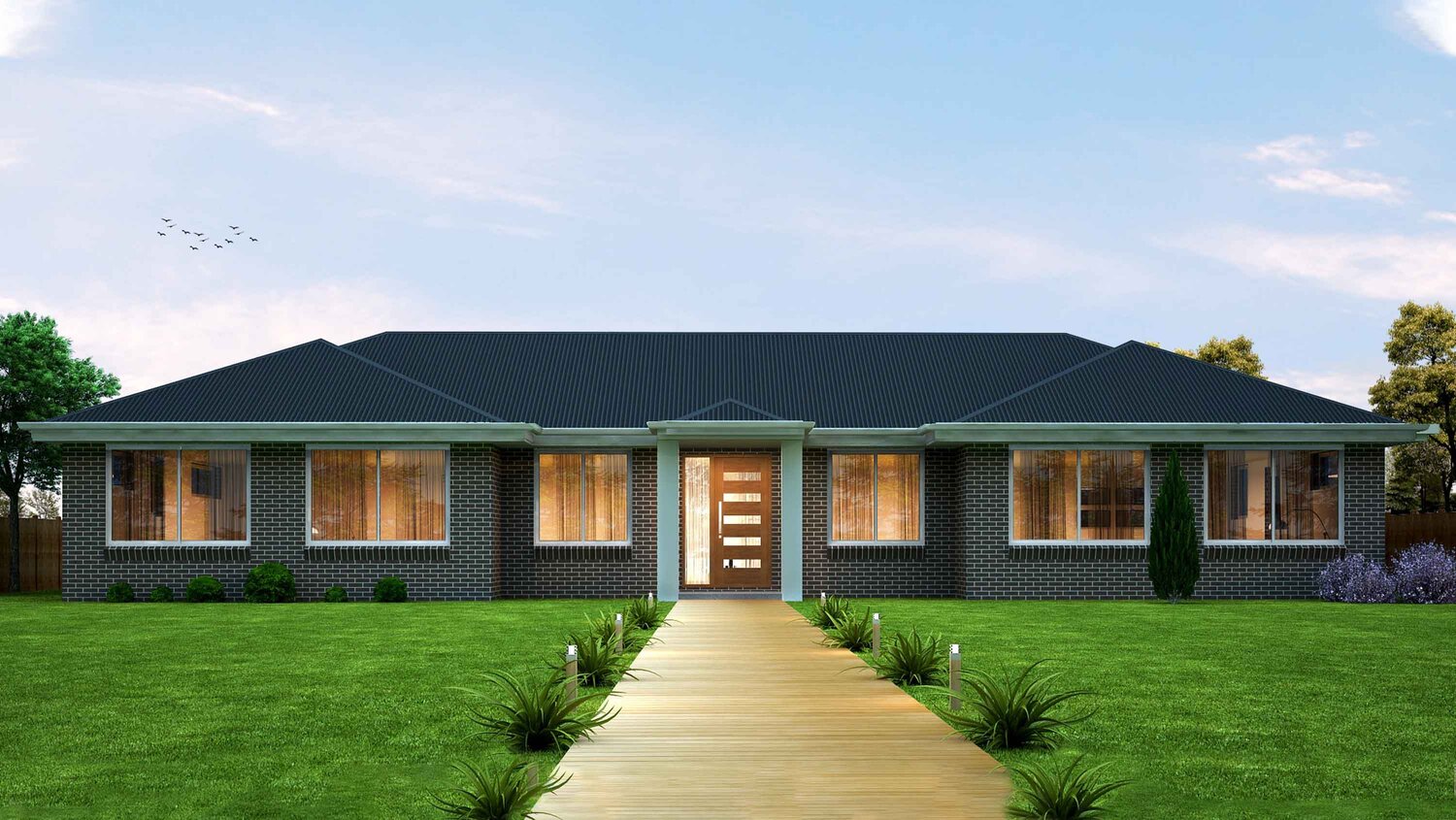 Magnolia 4 Bedroom Home Illustration