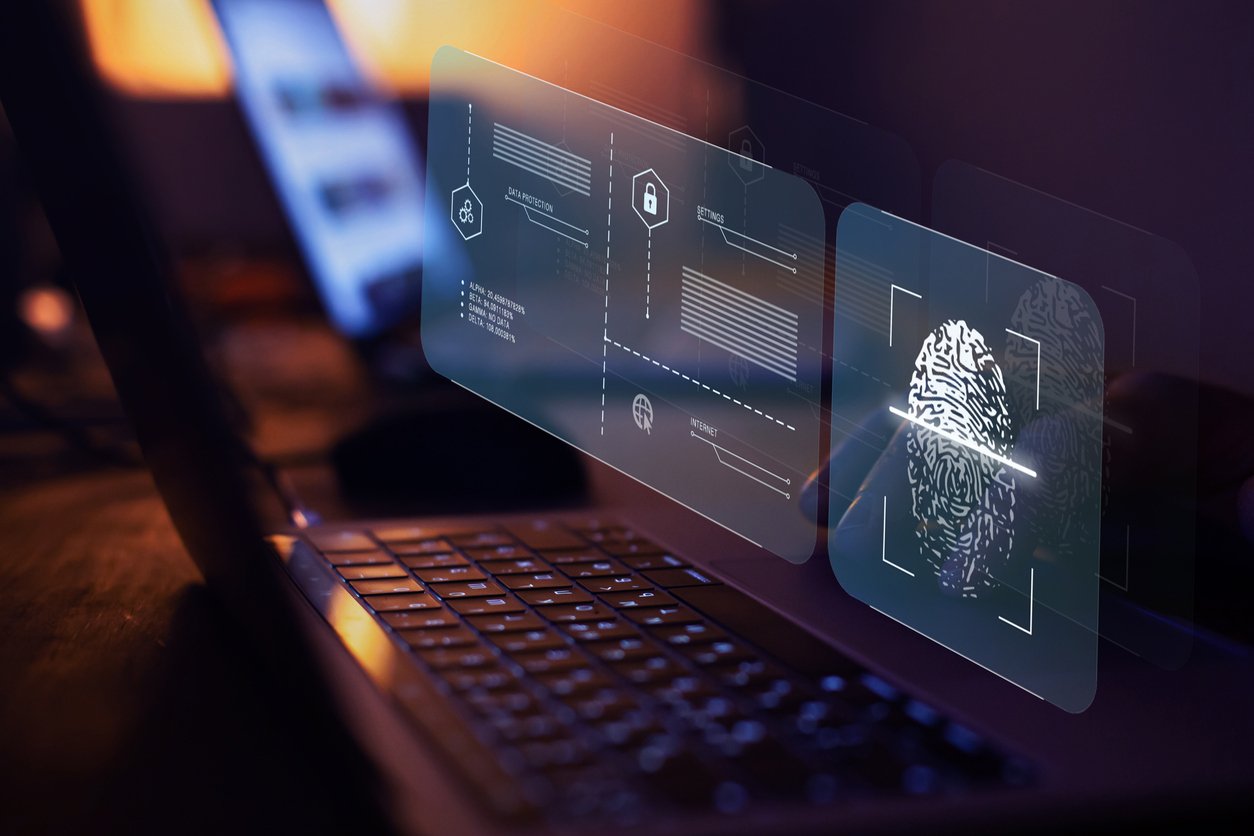 Digital contract on laptop – IP Licensing visual