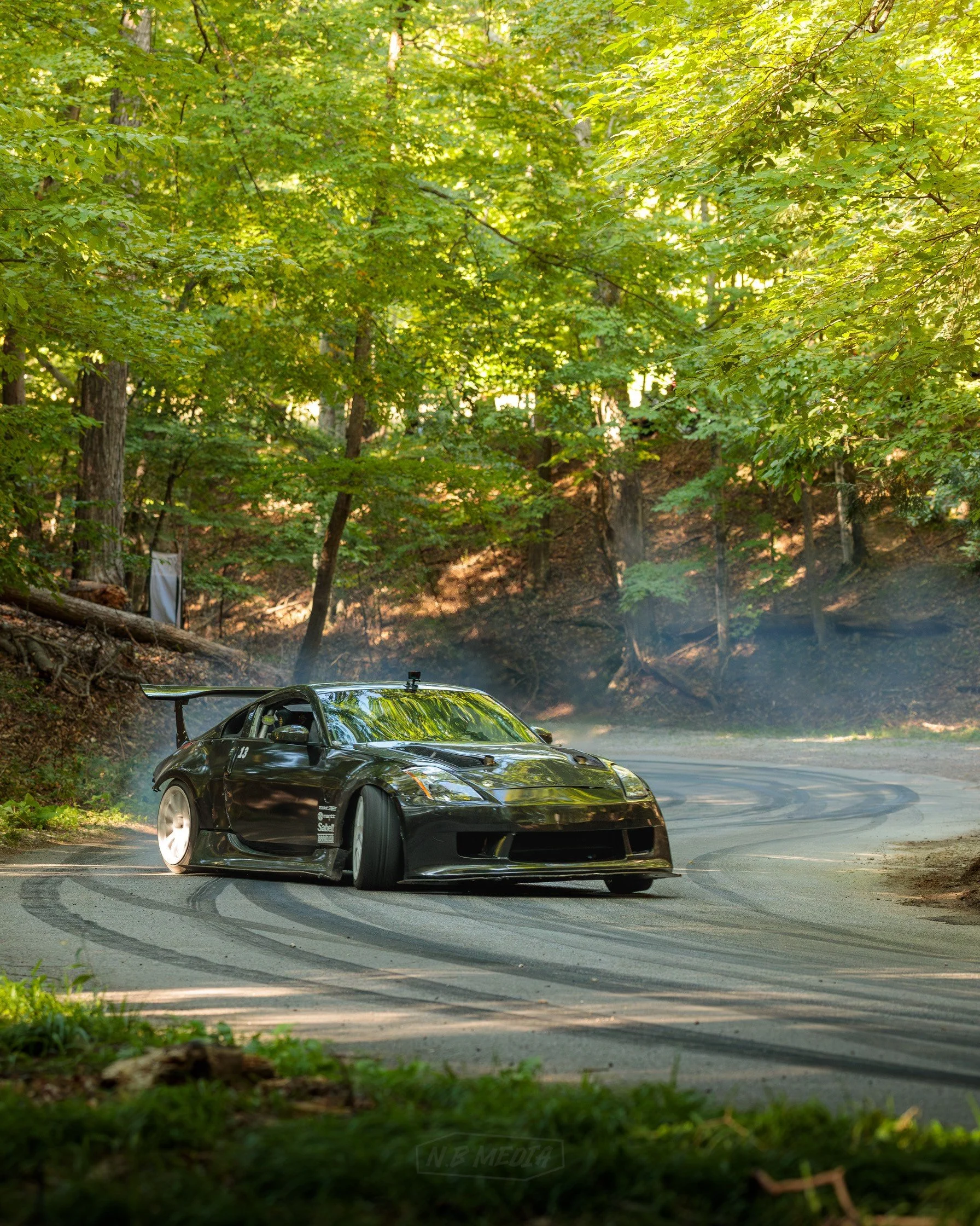 Adam Buchanan competing in the Drift Class at the 2026 Empire Hill Climb