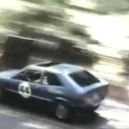 Historic Volkswagen Scirocco competing at the Empire Hill Climb