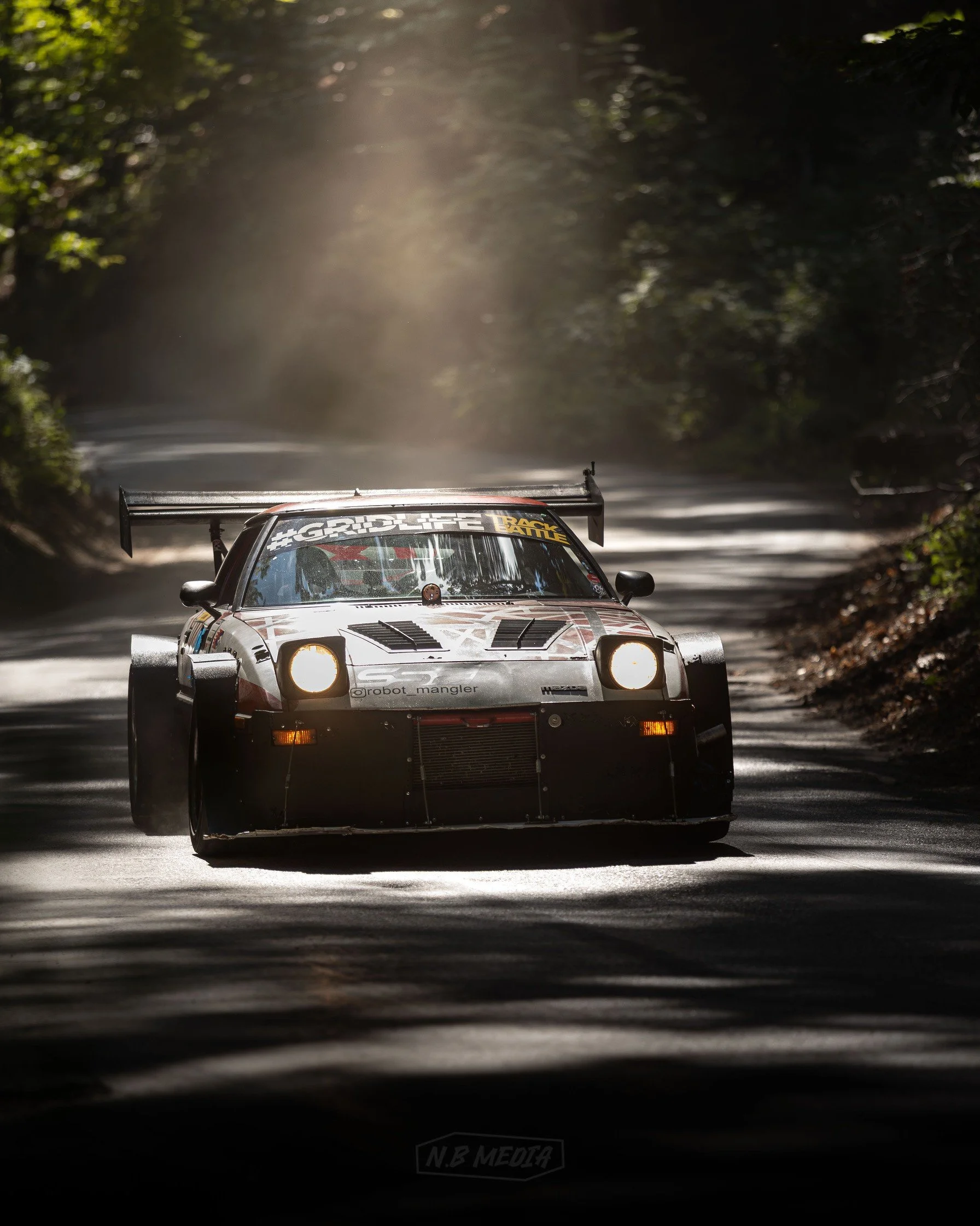 Brian Blaine competing at the Empire Hill Climb