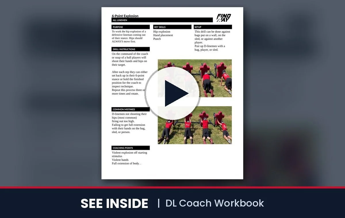See inside DL Coach Workbook: short video of the inside pages