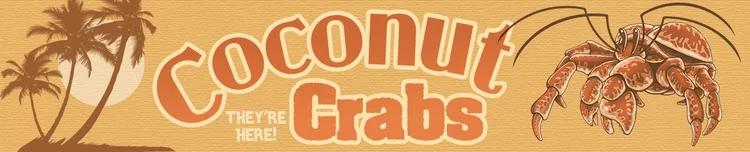 Coconut Crabs: They're Here!