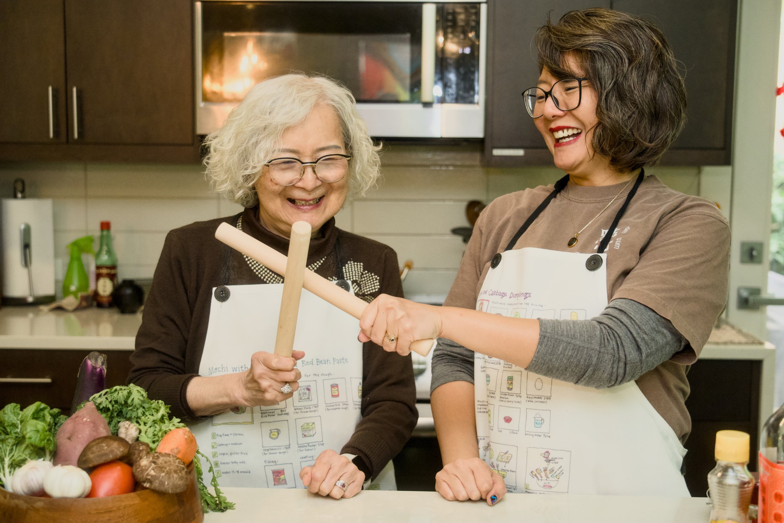 Elaine and her mother