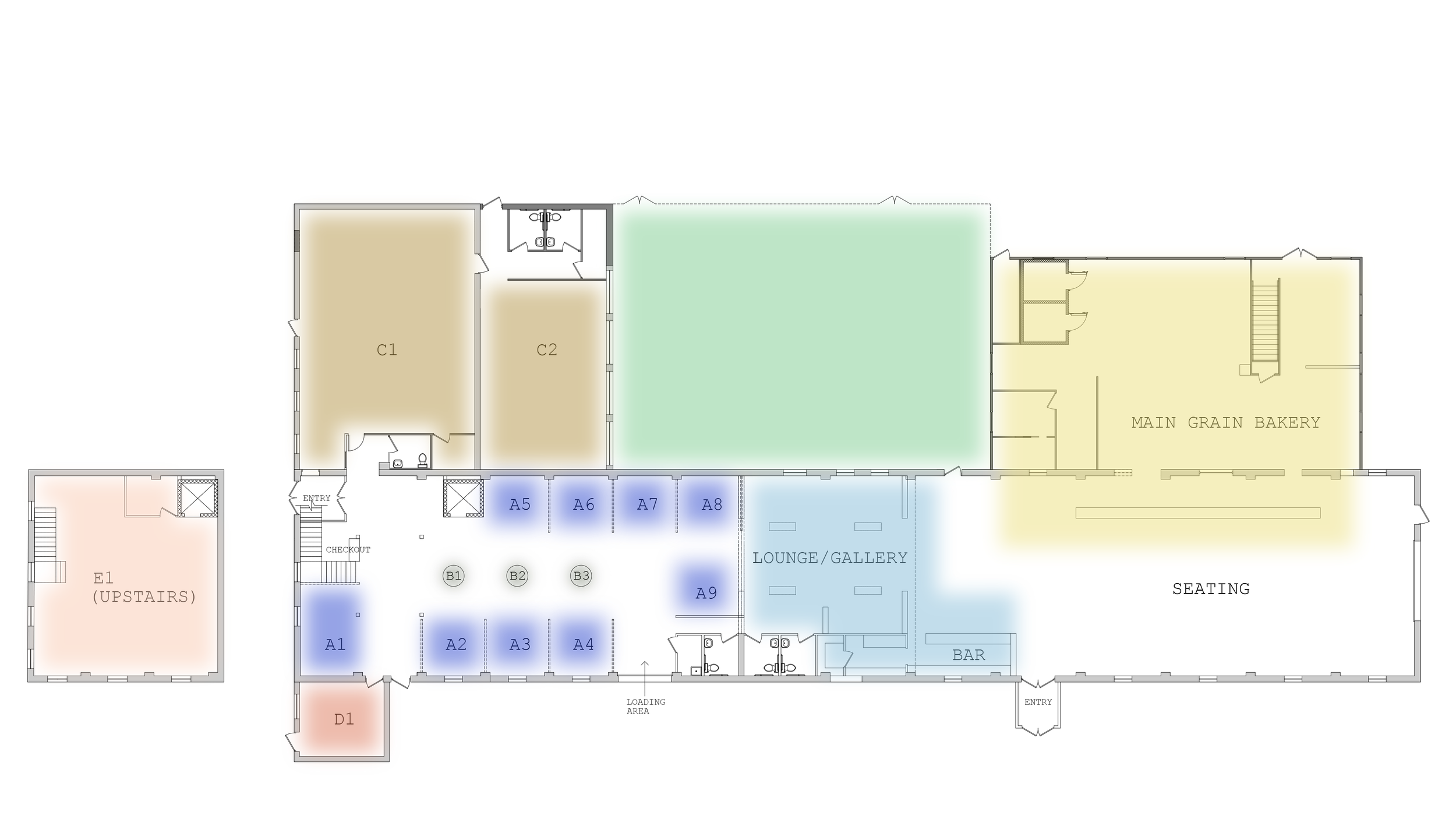 Central City Market Floor Plan