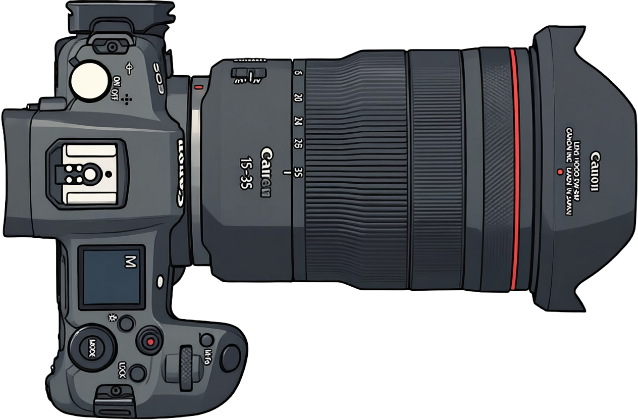 Canon R5 digital camera Minneapolis wedding photography