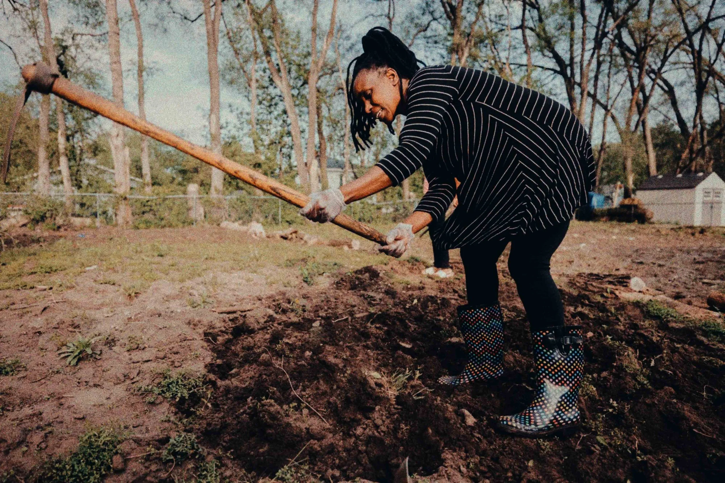 Working the soil