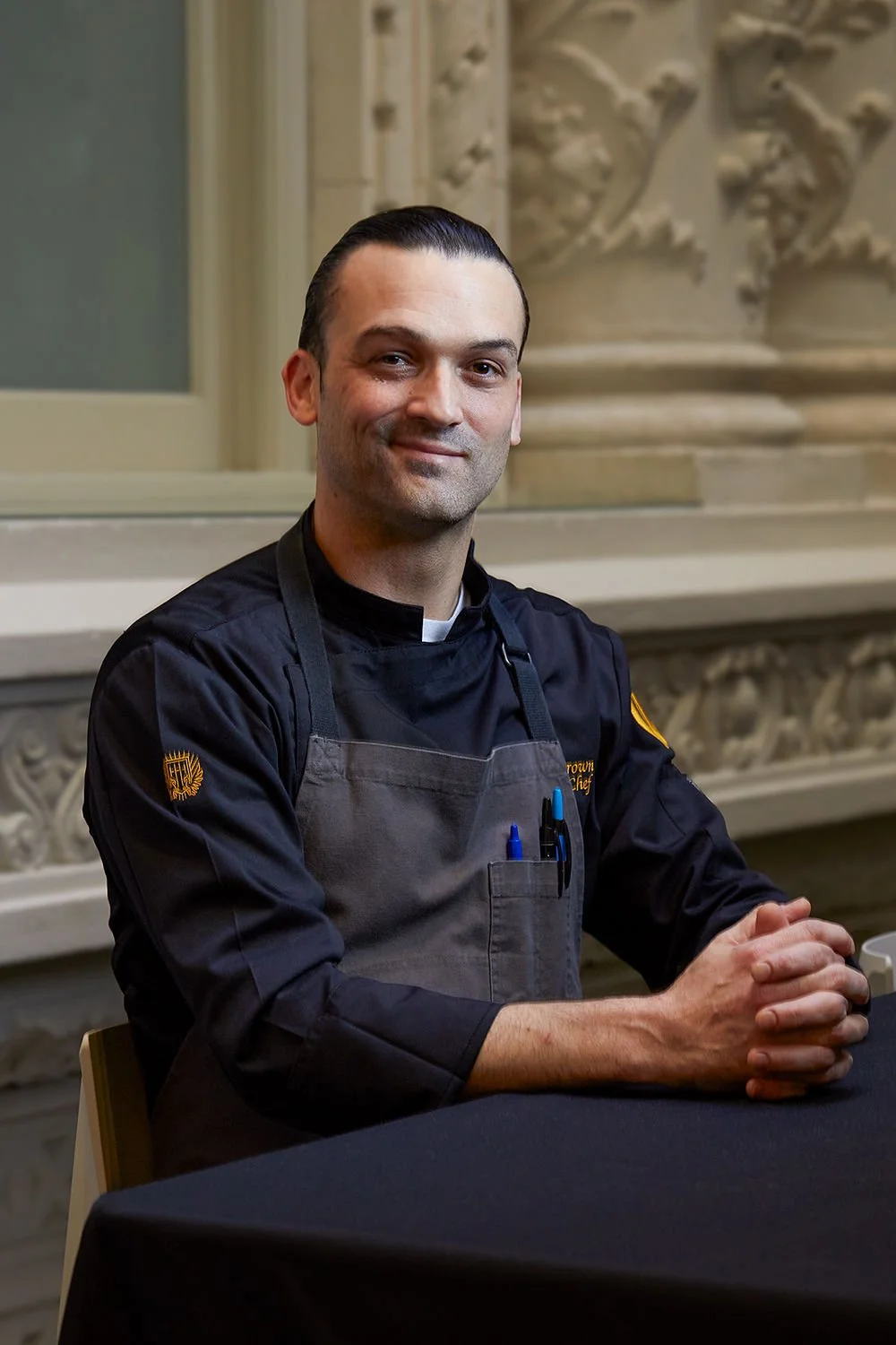 Chef Sebastian Brown at Holbrook House in San Francisco