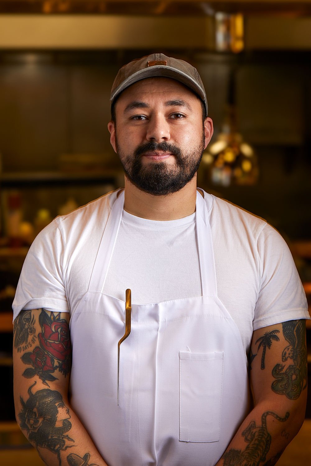 Chef and co-owner Steven Vargas at Bijou in Petaluma