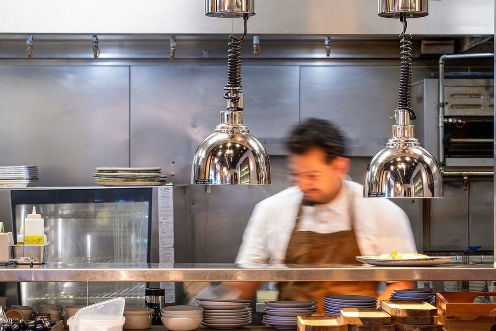 The dining room at Bijou in Petaluma