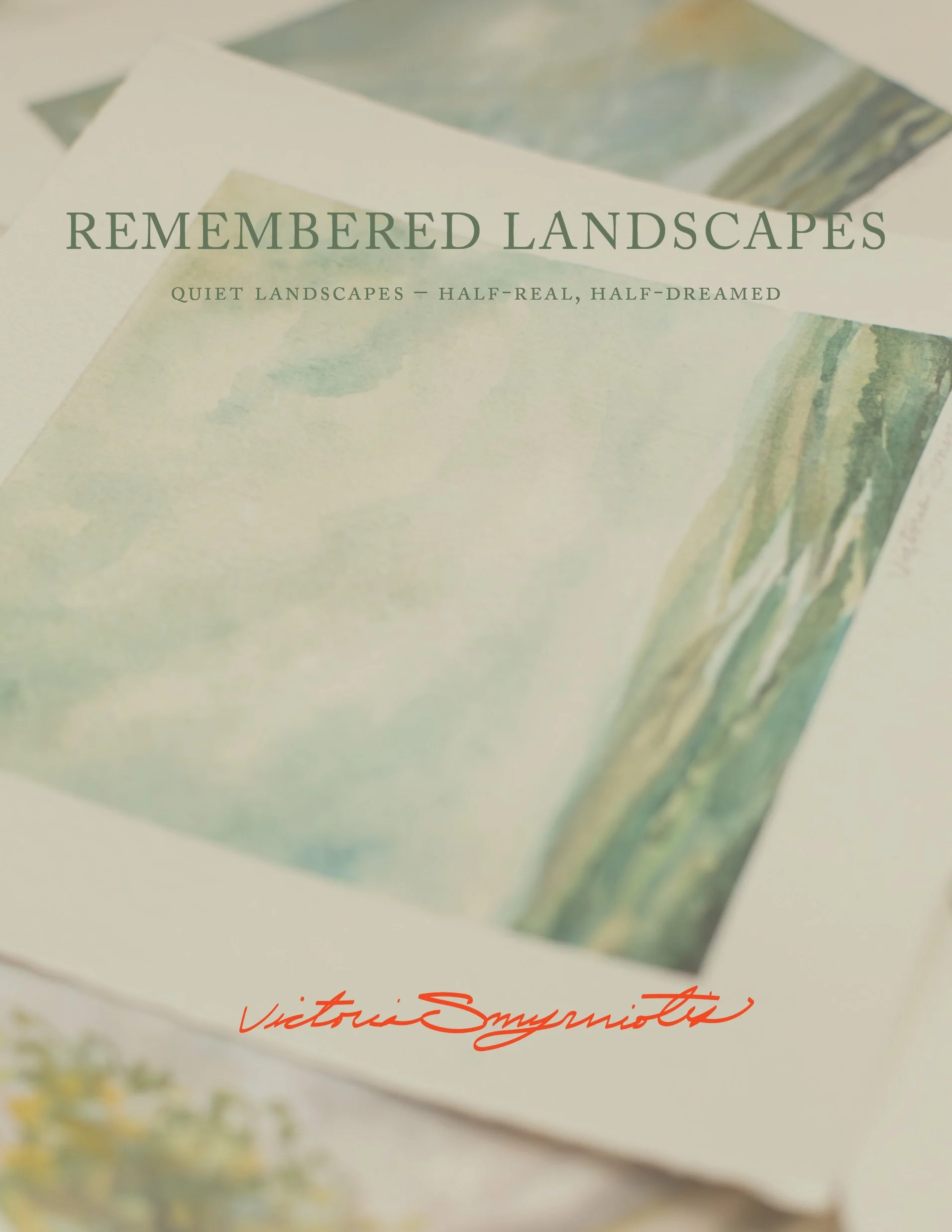 Remembered Landscapes catalog cover
